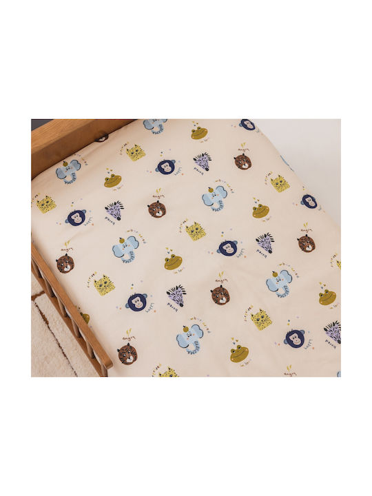 La Millou Baby Sheet Cradle Cotton Fitted Ecru 70x140cm