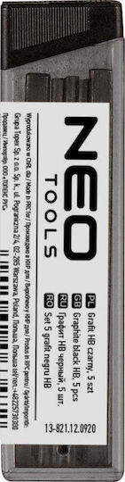Neo Tools 5x5 Μύτες Μολυβιού Τύπου HB