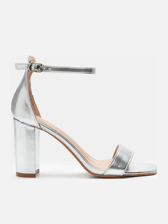 Luigi Sandals Silver