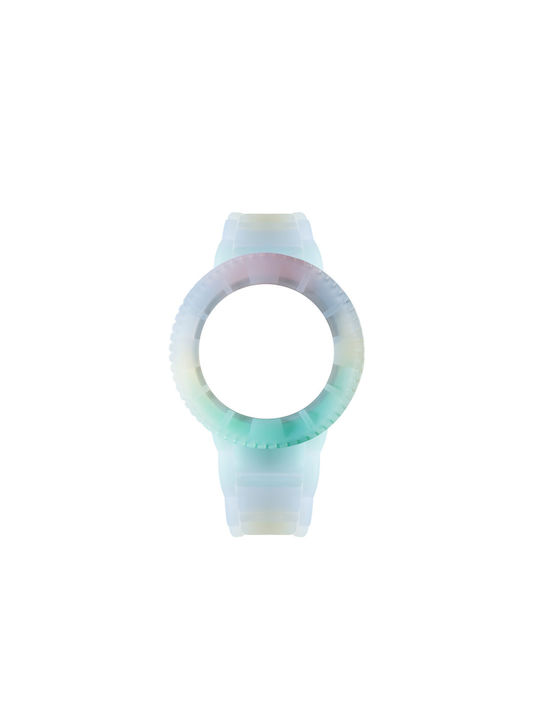 WATX & CO Gummi-Armband Mehrfarbig 43mm