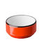 Lukanda Serving Bowl Round made of Porcelain Orange with Diameter 8cm