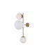 Italux Modern Lamp Wall with Socket E27 Bronze 60cm