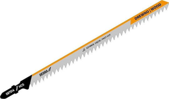 Dedra Jig Saw Blade for Wood 135mm 2pcs 08T014
