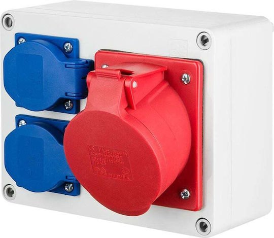 Elektro Plast Πρίζα Βιομηχανικού Τύπου 6203-01