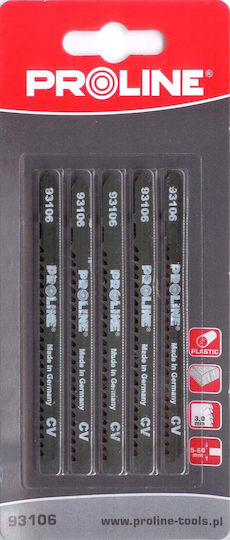 Proline Jig Saw Blade for Wood 75mm 5pcs 93406