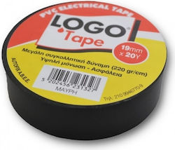 Logo Μονωτική Ταινία PVC 10τμχ Μαύρη