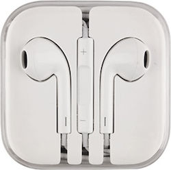 Apple Earpods Remote Mic In-ear Handsfree Ακουστικά με Βύσμα 3.5mm Λευκό