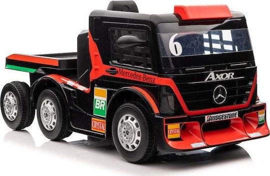 Mercedes Axor Едноместен Камион с Дистанционно Управление 12 Волта Червен