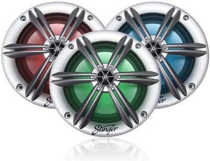 Stinger Set difuzoare marine 6.5" Argintiu