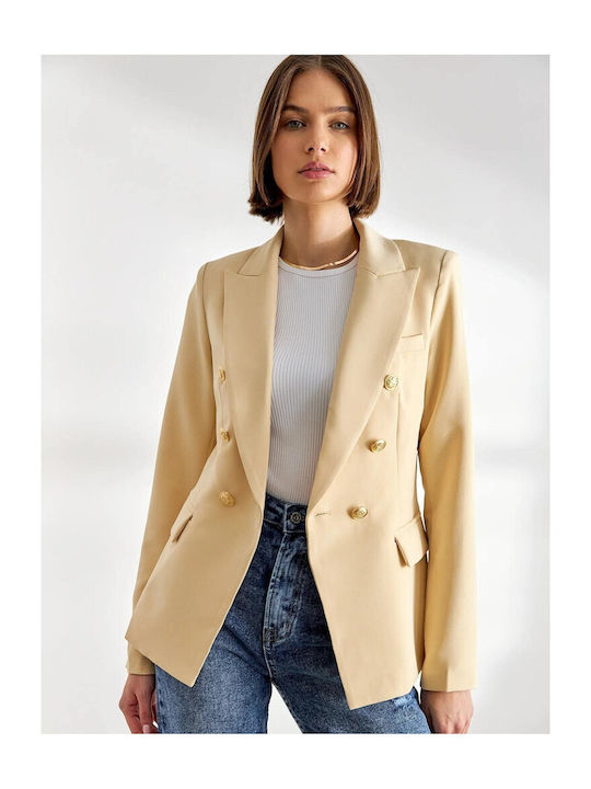 Bon Blazer pentru femei Sacou BEIGE