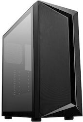 CoolerMaster CMP 510 ARGB + MWE V2 650W 80+ Bronze Gaming Midi Tower Computer Case with Window Panel Black