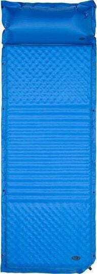 Nils Self-Inflating Single Camping Sleeping Mat 190x63cm Thickness 3.8cm in Blue color