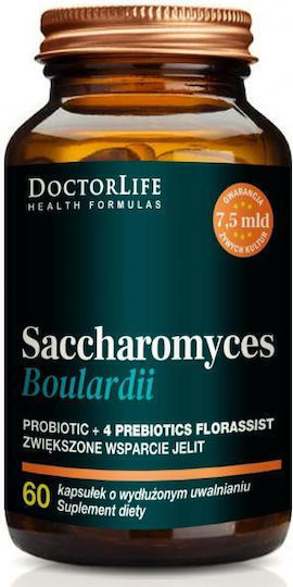 Doctor Life Saccharomyces Boulardii Специална Хранителна Добавка 60 Капсули