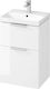 Cersanit Waschtisch mit Waschbecken L50.5xB45xH76.5cm White