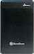 Tasche Silverstone 2,5" Sata Usb 2.0 Schatz Ts01 Schwarz Sst-ts01b