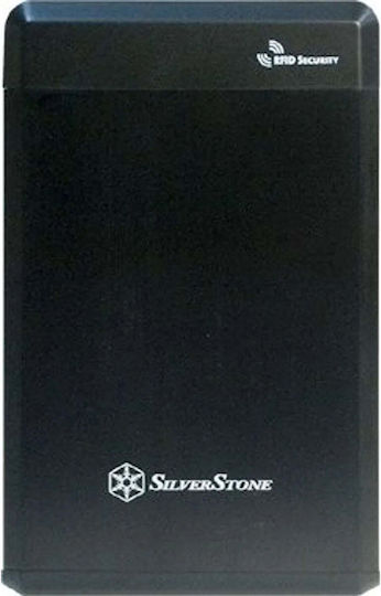 Tasche Silverstone 2,5" Sata Usb 2.0 Schatz Ts01 Schwarz Sst-ts01b