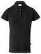 Velilla Women's Promotional Polo T-Shirt in Black
