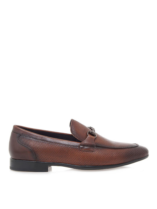 Isaac Men's Leather Loafers Tabac Brown