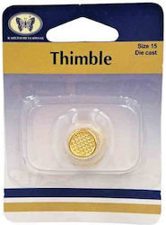 Butterfly Gold 15mm Thimble