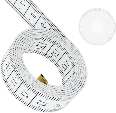 Jean Measuring Tape Μεζούρα Ραπτικής 150cm Δύο Όψεων Εκατοστά & Ίντσες Διάφανο Κουτί 1 Τμχ