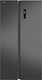 Amica Side-by-Side Refrigerator 562lt Total NoFrost H177xW91.2xD70.4cm Inox FY5119.3DFBX