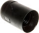 Kontakt-Simon Power Socket with Socket E27 in Black color Set 1pcs TOF-27032txx-010