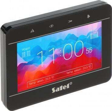 Satel Security Access-Control Keypad Touch Black INT-TSG2-B