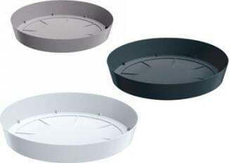 Prosperplast Plate Pot Plastic Biały 27x27cm PPLF270-S449