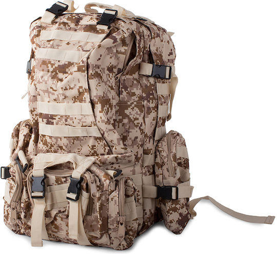 Military Rucksack Backpack Zola Adjustable Shoulder Straps 48.5 L Capacity 2 Detachable Side Pockets