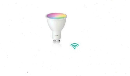 Fos me Bec inteligent LED 5W pentru Soclu GU10 și Formă PAR16 RGBW 300lm