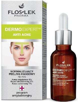 FlosLek Dermoexpert Serum Face for Radiance & Acne 30ml