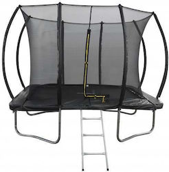 Skorpion Wheels Outdoor Trampoline with Net & Ladder