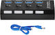 Hub 4 Θυρών USB 3.0 με σύνδεση USB-A