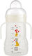 Mam Lern-Trinkflasche Kunststoff mit Griffen Beige 220ml