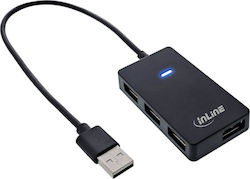 InLine Hub USB 4 Porturi (USB-A) 33293I