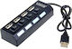 Hub 4 Θυρών USB 2.0 με σύνδεση USB-A
