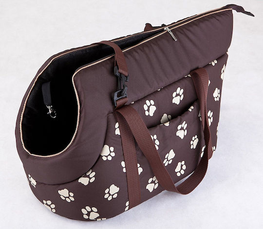 Hobbydog Umhängetasche für Hunde / Katzen Braun L36xB22xH20cm.