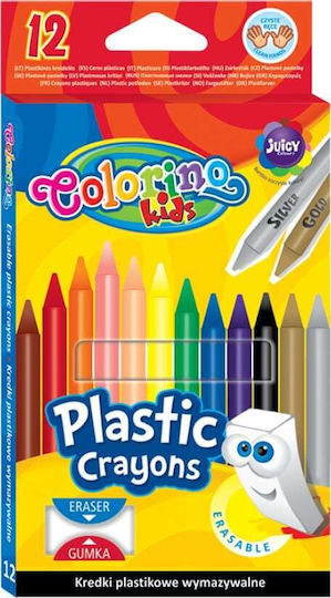Colorino Pastels 12kol Plastic Can Be Erased