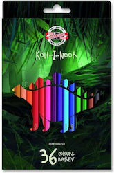 Koh I Noor 3595 Dino Crayons 36 Colours 215181