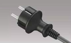 Plastrol Καλώδιο Ρεύματος με Διατομή 3x1.5mm² Μαύρο 1m W-97272