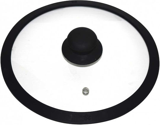 KING Hoff Καπάκι για Τηγάνι και Κατσαρόλα Γυάλινο 28cm KH-1277