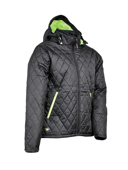 Cofra Pashino Arbeitsjacke mit Kapuze Schwarz