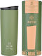 Estia Travel Mug Save The Aegean Glass Thermos Stainless Steel BPA Free 500ml Forest Spirit