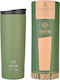 Estia Travel Mug Save The Aegean Recyclable Thermos Cup Stainless Steel BPA Free 500ml Forest Spirit