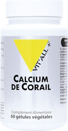 Vit'All+ Calciu De Coral Cu Vitamina D3 60 Capsule Pe Bază De Plante