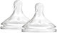 Dr. Brown's Silicone Bottle Teats Normal Flow for 9+ Months 2 Pieces