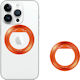 Techsuit Magsafe Phone Ring Mpr2 Round Shape Aluminium Alloy Orange