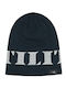 Beanie Ανδρικός Reversible Σκούφος Πλεκτός σε Μπλε χρώμα