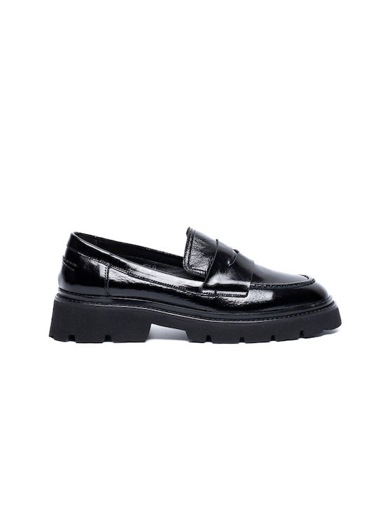 Massimo Granieri Women's Moccasins in Black Color