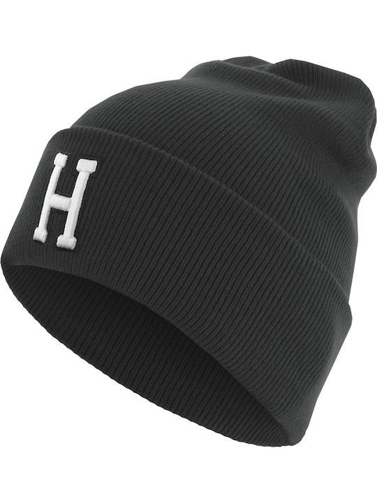 Beanie Ανδρικός Σκούφος Πλεκτός σε Μαύρο χρώμα